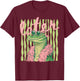 (2 Sides) Retro Striped Later Gator After While Alligator T-Shirt - T-Shirt | Maroon