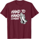 Hand to Hand Combat Christian Prayer T-Shirt - T-Shirt | Maroon