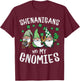Shenanigans with Gnomies St Patricks Day Gnome Women Men Kid T-Shirt - T-Shirt | Maroon