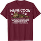 Funny Maine Coon Owner Maine Coon Cat Lover T-Shirt - T-Shirt | Maroon