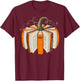 All Book Pumpkin Fall Librarians Bookworm Teachers Students T-Shirt - T-Shirt | Maroon