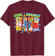 Steal A Brainrot Funny 67 Six Seven Meme Gifts for Boys Kids T-Shirt - T-Shirt | Maroon