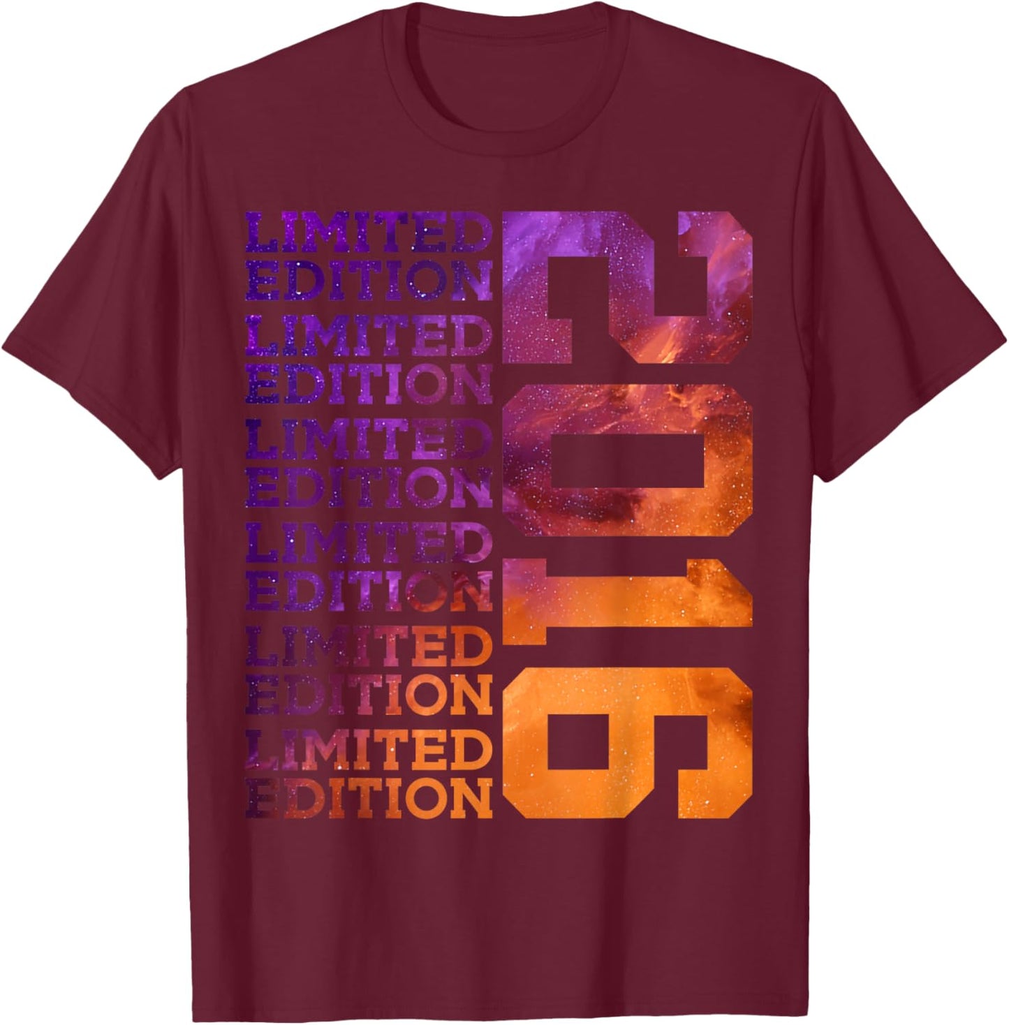 10 Years Limited Edition 2016 10TH Birthday T-Shirt - T-Shirt | Maroon
