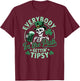 Everybody in The Pub Gettin’ Tipsy Funny St Patrick’s Design T-Shirt - T-Shirt | Maroon