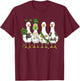 St Patrick's Day Goose Lucky Shamrock Silly Saint Patrick's T-Shirt - T-Shirt | Maroon