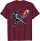 Soccer Drip Kids Youth Soccer T-Shirt - T-Shirt | Maroon