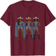 Black African American Cowgirl Texas Western Country Rodeo T-Shirt - T-Shirt | Maroon