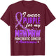 I Wear Purple for My Mawmaw Pancreatic Cancer Awareness T-Shirt - T-Shirt | Maroon