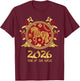 Chinese New Year 2026 Horse Happy Chinese New Year 2026 T-Shirt - T-Shirt | Maroon