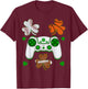 Funny Gaming Baseball Football Basketball St Patricks Boy T-Shirt - T-Shirt | Maroon