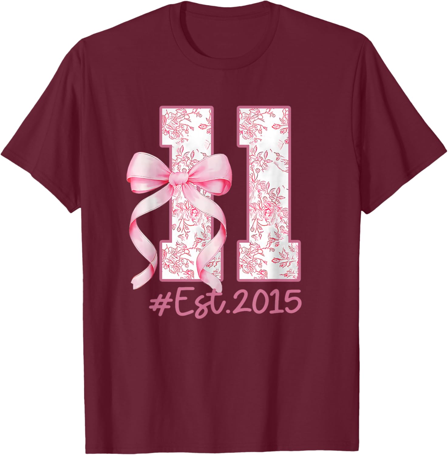 Bow T-Shirt - T-Shirt | Maroon