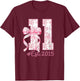 Bow T-Shirt - T-Shirt | Maroon