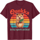 My Spirit Animal Australian Quokkas Happy Animal Quokka T-Shirt - T-Shirt | Maroon