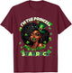 I'm The Princess Shamrock Black Women Afro St.Patrick's Day T-Shirt - T-Shirt | Maroon