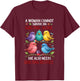 Quilting Besties Quilting Alone Funny Sewing Quilter T-Shirt - T-Shirt | Maroon