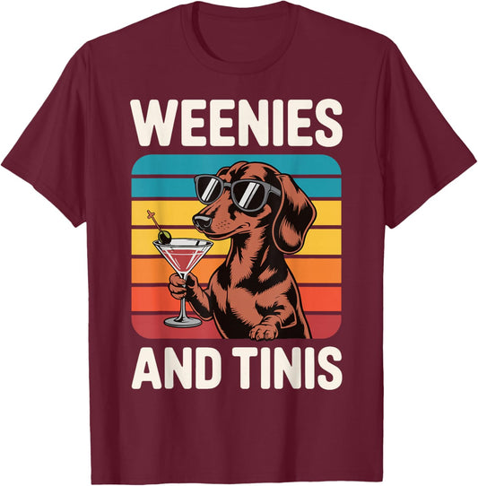 Weenies and Tinis T-Shirt - T-Shirt | Maroon