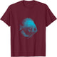 Blue Discus Fish Aquarium Fishkeeper T-Shirt - T-Shirt | Maroon