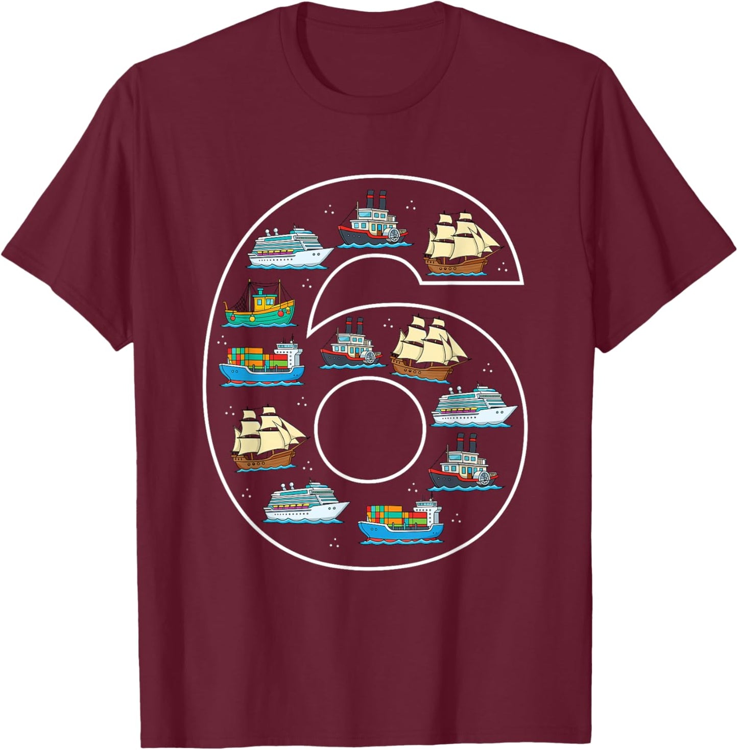 Boating T-Shirt - T-Shirt | Maroon