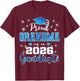Super Proud Grandma of 2026 Graduate Graduation Family T-Shirt - T-Shirt | Maroon