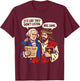 George Washington and Jesus - Funny Political T-Shirt - T-Shirt | Maroon