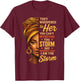 Storm Black History Month Melanin African Women Ladies Queen T-Shirt - T-Shirt | Maroon