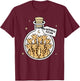 Funny Giraffe Happiness Potion Zoo Boys Girls Kids T-Shirt - T-Shirt | Maroon