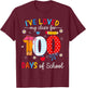 100th Day Teacher I've Loved My Class for 100 Days of School T-Shirt - T-Shirt | Maroon