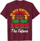 Honoring Past Inspiring Future Black History Month Men Kid T-Shirt - T-Shirt | Maroon