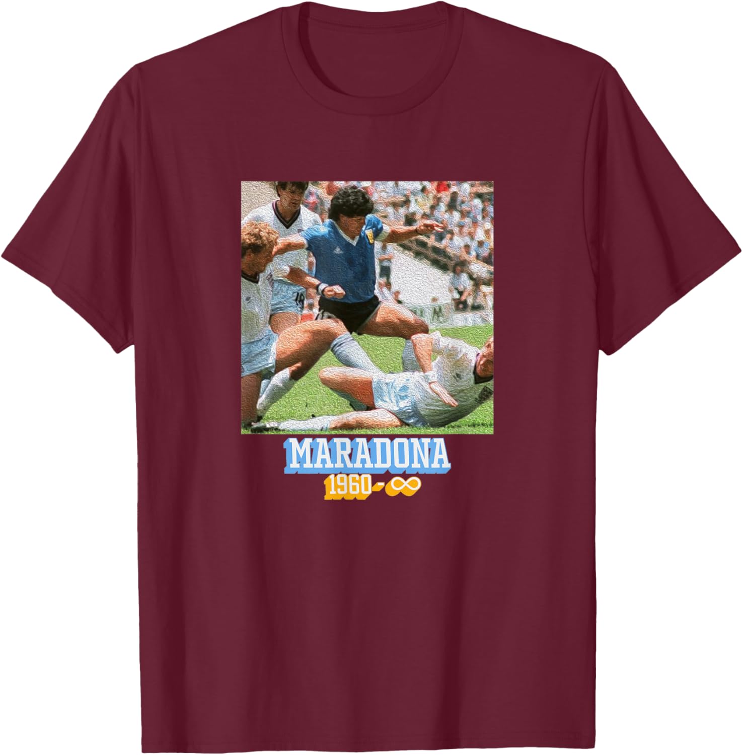 Maradona Infinite T-Shirt - T-Shirt | Maroon