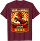 Year of The Horse 2026 Lunar Chinese New Year 2026 Horse T-Shirt - T-Shirt | Maroon