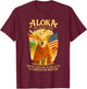 Aloka Walk for Peace from Indian Streets to American Roads T-Shirt - T-Shirt | Maroon