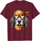 Tennessee Dog Sunglasses T Bluetick Coonhound Women Men Kids T-Shirt - T-Shirt | Maroon