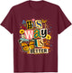 His Way is Better Christian Butterfly Bible Verse T-Shirt - T-Shirt | Maroon