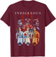 Indigenous Peoples Day Native American Heritage Men Women T-Shirt - T-Shirt | Maroon