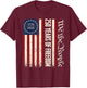 Flag Vintage 250 Years American 1776 2026 250th USA Birthday T-Shirt - T-Shirt | Maroon