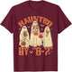 67 Meme Halloween Haunted by 6 7 Six Seven Gen Alpha Z T-Shirt - T-Shirt | Maroon