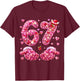 67 Valentine Six Seven Meme Hearts 6 7 Women Kid Valentines T-Shirt - T-Shirt | Maroon