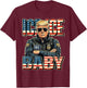 Ice Ice Baby Trump Funny Trump Meme 2026 Retro T-Shirt - T-Shirt | Maroon