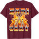 Bari Saxy Saxophone Player Instrument Saxophonist Sax 90s T-Shirt - T-Shirt | Maroon