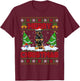Rottweiler Ugly Xmas Sweater Funny Pet Dog Lover Christmas T-Shirt - T-Shirt | Maroon