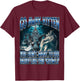 Go Away Kitten You Don't Want to See Daddy Like This Wolf T-Shirt - T-Shirt | Maroon