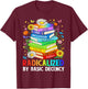 Book Flower Radicalized By Basic Decency Feminist LGBT T-Shirt - T-Shirt | Maroon