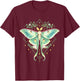 Cute Luna Moth Beautiful Butterfly Insect Lover Themed T-Shirt - T-Shirt | Maroon