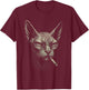 Cigarette Funny Smoking Sphynx Cat Meme Stupid for Dad T-Shirt - T-Shirt | Maroon