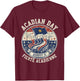 Acadian Day Fierté Acadienne Celebration T-Shirt - T-Shirt | Maroon