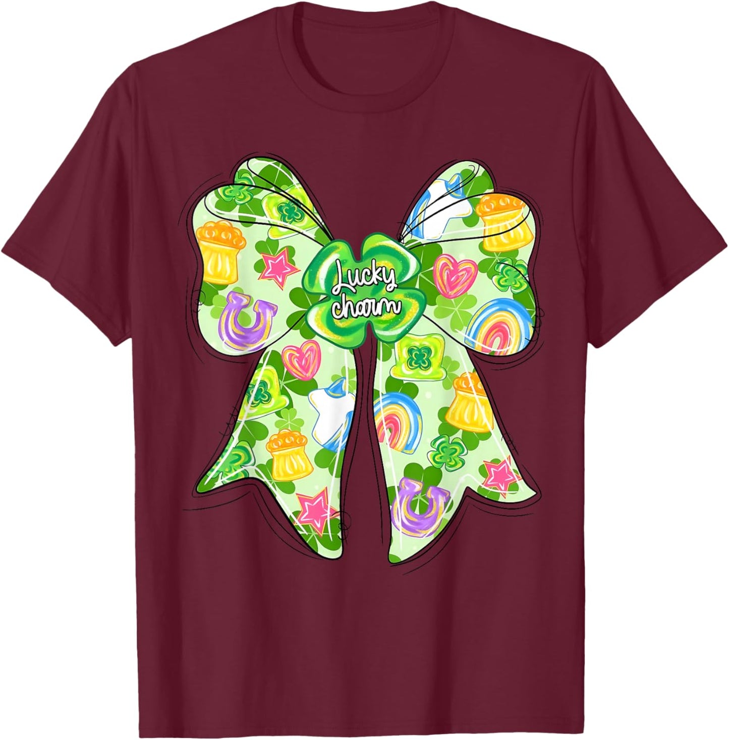 Irish Cute T-Shirt - T-Shirt | Maroon