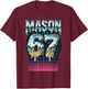 Mason 67 Meme Ice Cream Drip Six Seven Funny 6 7 Teen Boys T-Shirt - T-Shirt | Maroon