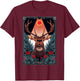 Majestic Wild Forest Stag Antlers Wilderness T-Shirt - T-Shirt | Maroon