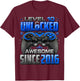Level 10 Unlocked Awesome Since 2016 10th Birthday Gaming T-Shirt - T-Shirt | Maroon