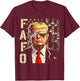 Funny Fafo Trump Fafo American USA T-Shirt - T-Shirt | Maroon